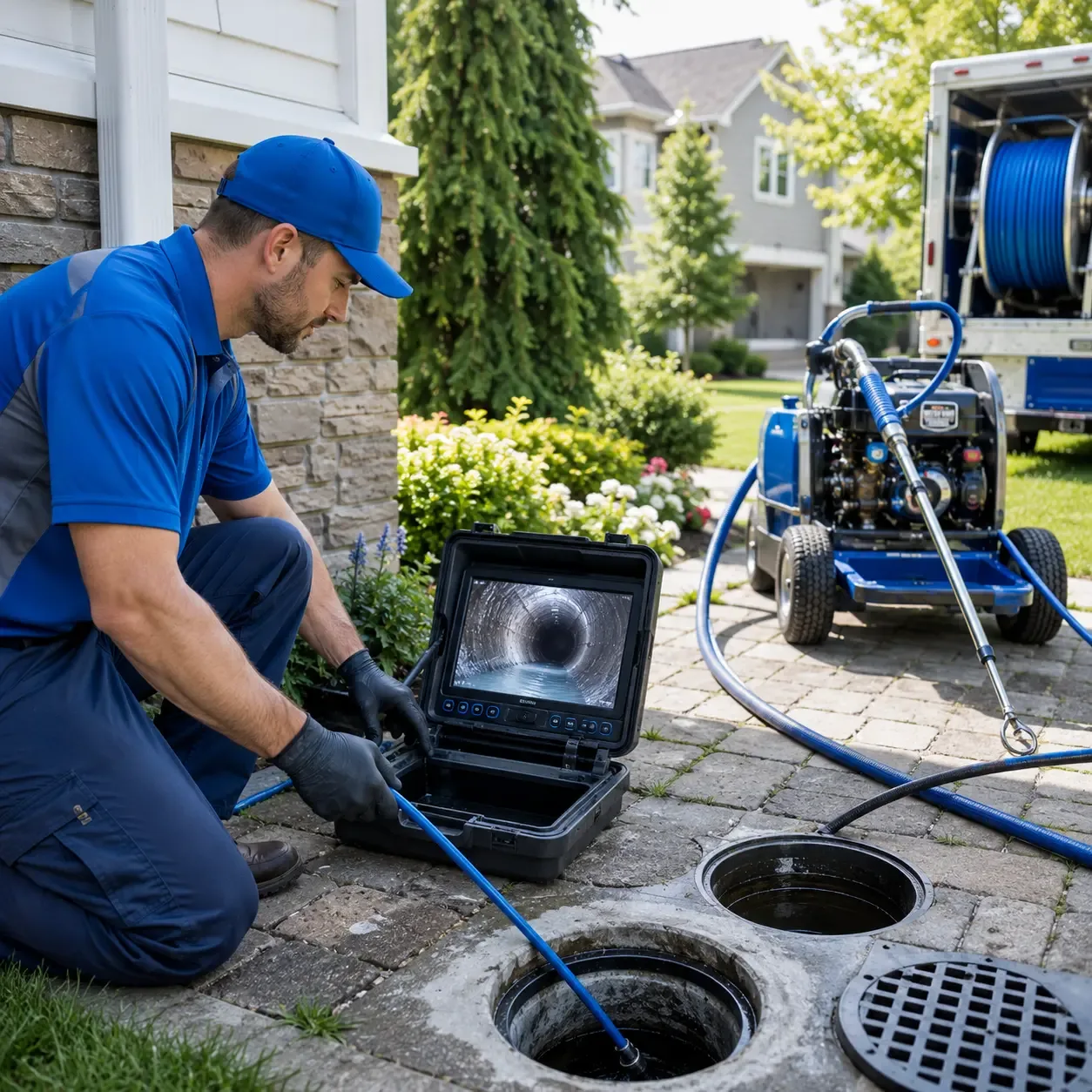 Outdoor drain cleaning professionals serving Frankford, WV